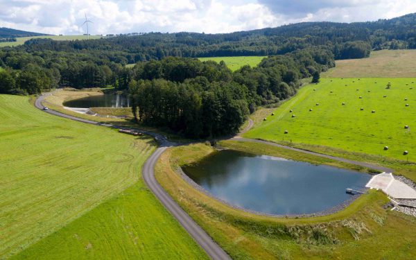 Vodní nádrže Heřmanice bodovaly v soutěži Stavba Libereckého kraje 2023